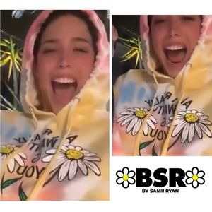 🆕 2/$60 NIB ASO Halsey Revolve By Samii Ryan All I Want Tie Dye Flower Hoodie